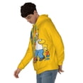 thumbnail image 3 of Simpsons Men's Hoodie With Color Drawstrings Sweatshirt Hooded Pullover Print Winter Coat Jacket Large, 3 of 9