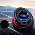 thumbnail image 2 of deevoka Car Solar Power Magnetic Rotating Ornament Desktop Accessories Crafts Black, 2 of 9