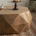 thumbnail image 4 of Dasun 38" Coffee Table, Wood Table with Three-dimensional Embossed Pattern Design for Dining room, Kitchen and Office, 4 of 8