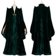 thumbnail image 3 of Disfraz de fantasía de la profesora Minerva McGonagall, disfraz de mujer adulta, capa mágica, sombrero, traje de carnaval de Halloween, 3 of 5