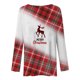thumbnail image 2 of Gibobby Blusas De Mujer Top casual con estampado navideño de manga larga y cuello redondo para mujer para otoño/invierno（Rojo， XL), 2 of 5
