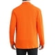 thumbnail image 3 of CHAQUETA CHIC para Hombres Cardigan con Solapa Larga de Manga Regular Ajuste Abierto Frontal Naranja, 3 of 5