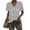 Light Gray, variant on Womens Casual Fashion Printed V Neck Short Sleeve Pullover T Shirt Our Womens Long Sleeve Womens Short Sleeve Shirts Long Sleeve Spandex Shirt Tee Shirt Ladies Football Shirts T Shirts Short Sleeve