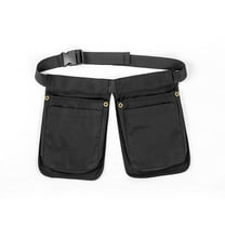 Tainini Multi-pocket Waist Belt Apron Bag for Women/Men, Garden Tools for Gardener, Black
