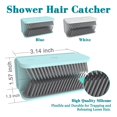 thumbnail image 4 of Ducha , Colador 2 x Pegatinas Filtro Silicona para Baño ,Drenaje , Ducha Azul Yuyangstore Colector de pelo de drenaje de ducha, 4 of 8