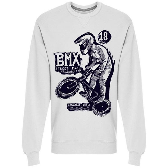 Bmx, Street Race Sweatshirt Men -Image by Shutterstock, Male x-Large