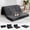 Black, variant on Full Size Tufted Collapsible Sofa Bed – 6-Inch Tri-Fold Floor Couch for Bedroom, Living Room, RV, Camping