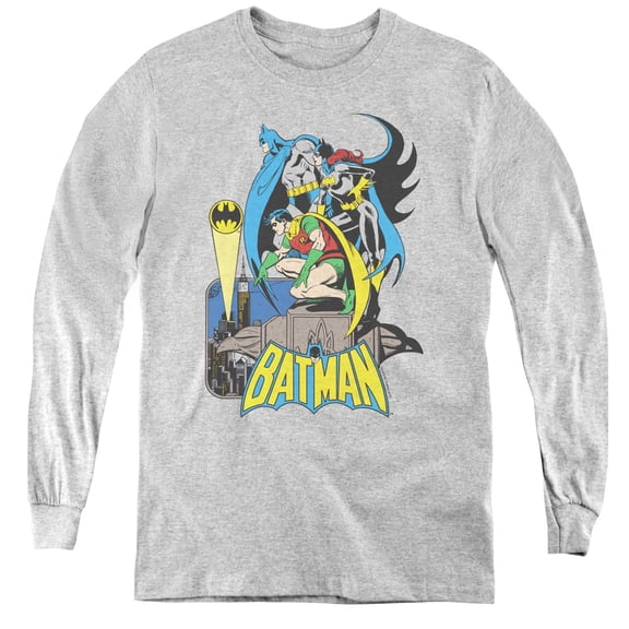 Dc - Heroic Trio - Youth Long Sleeve Shirt - Medium