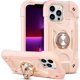 thumbnail image 1 of for iPhone 13 Pro Case with Stand for Women Silicone Protective Cover PC Bumper with Foldable Ring Kickstand Heavy Duty 3 in 1 Shockproof Phone Case C, 1 of 3