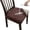 H, variant on Stretch Chair Seat Covers 3 PCS, Removable Washable Dining Room Chair Covers Anti-Dust Seat Cushion Slipcovers