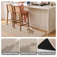 thumbnail image 3 of Hiasan 2PCS Kitchen Mats Non-Slip Water Anti Fatigue Kitchen Rugs for Kitchen, Floor, Office, 17"x30"+17"x47", Khaki, 3 of 7