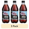 (3 pack) Dr Pepper Zero Sugar Creamy Coconut Soda Pop, 20 fl oz, Bottle