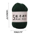 thumbnail image 3 of Tgbvmt Crochet Yarn 5 Strands Milk Cotton DIY Knitting Thread Wool Ball Soft Hand Woven Yarn Craft Supplies Sweater Hats Dolls Bags Scarves Weaving Accessories Home Decor Party Favors Creative Gift, 3 of 6