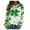 Green-A, variant on Womens St Patricks Day Shamrock Print Sweatshirt Long Sleeve Crewneck Pullover Soft Fleece Casual Top Festival Party Wear Lucky Green Green