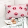 thumbnail image 4 of Cauagu Cute Pig Nose Print Pillow Covers with Envelope Closure,1PC Pillow Cases Decorative Pillow Case for Bed & Couch, Pillows Not Included-20"x30", 4 of 6