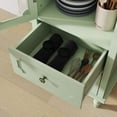 thumbnail image 6 of 52" Tall Buffet Cabinet with Storage, Modern Cupboard with Galss Door and 2 Drawers, Wood Accent Pantry Cabinet for Living Room, Hallway, Kitchen, 6 of 9