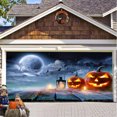 thumbnail image 2 of Decoraciones de Fiesta de Halloween Decoración de Fondo de Garaje de Halloween Paño Colgante Decoración de Partido Personalizada Tapicería Paño Colgante Decoraciones de Halloween, 2 of 4