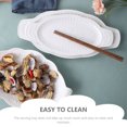 thumbnail image 2 of MasteelfCA 1Pc Ceramic Plate Fish Plate Creative Fish Plate Restaurant Home Plate, 2 of 8