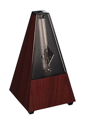 Wittner Mahogany Plastic Bell Key Wound Metronome-Free Extended Warranty 855111 