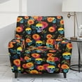 thumbnail image 2 of HELLHERO Lazy Boy Chair Covers for Reclining Chair Skull Flower Print Recliner Stretch Sofa Slipcover Dust-proof Furniture Protectors for Reclining Sofa, 2 of 8
