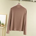 thumbnail image 4 of Thermal Shirts for Women Long Sleeve Tight Shirt turtleneck Undershirts Fitted Tops Womens Fall Outfits Thermals for Women Cold Weather, 4 of 4