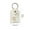 White, variant on Qholemyo Pet Hair Storage Set Hair Commemorative Bag Keychain Pet Lover Gift Bag Charm Keyring Keychain Charms