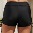 thumbnail image 4 of Gubotare Women's Plus Size Swim Shorts High Waisted Swimsuits Bottoms Boyleg Boardshorts,Black M, 4 of 5