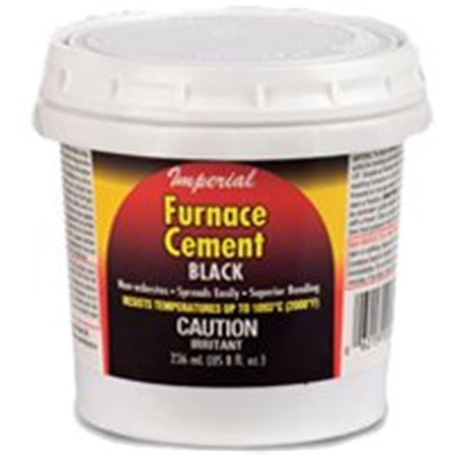 IMPERIAL MFG GROUP USA INC Furnace Cement, Black, 16-oz. KK0295-A