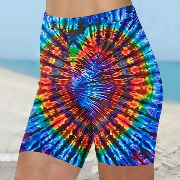 LEBONYARD Plus Size Shorts Clearance $5,Women's Shorts with a Unique and Fun Design,Women's Summer High Waisted Shorts Summer Casual Stretch Short Sport Shorts Blue S