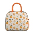 thumbnail image 2 of Lunch Bag Lunch Box for Women Reusable Insulated Lunch Bags,Water-Resistant Orange Print Cooler Lunch Tote Bag, Large Capacity for Work Travel Picnic, 2 of 6
