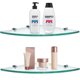 thumbnail image 1 of 2 estantes esquineros para ducha, estante de pared para baño, estante de cristal para baño con 8 soportes, para baño, cocina (24 × 24 cm)..., 1 of 5