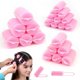 thumbnail image 3 of Crrynuo - Set de rulos para el cabello - Rizos - Rulos de esponja - 24 piezas - Sin calor - Rosa, 3 of 6