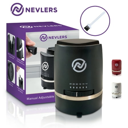 Nevlers Adjustable Angle Manual Kitchen Knife Sharpener - Black