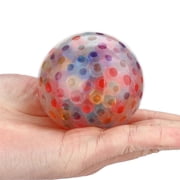 Stress Ball for Hand, Stress Ball Squeeze, Translucent Gel, Orbeez Squeeze, Sensory Squeeze, Workplace Calming, Multi-Hued, 1 Pc