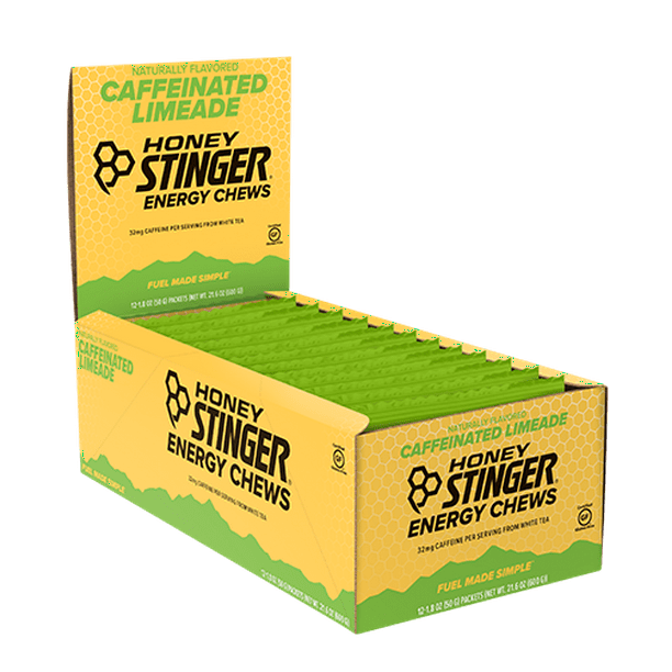 Honey Stinger Organic Energy Chews, Limeade caffeinated, 12 Ct