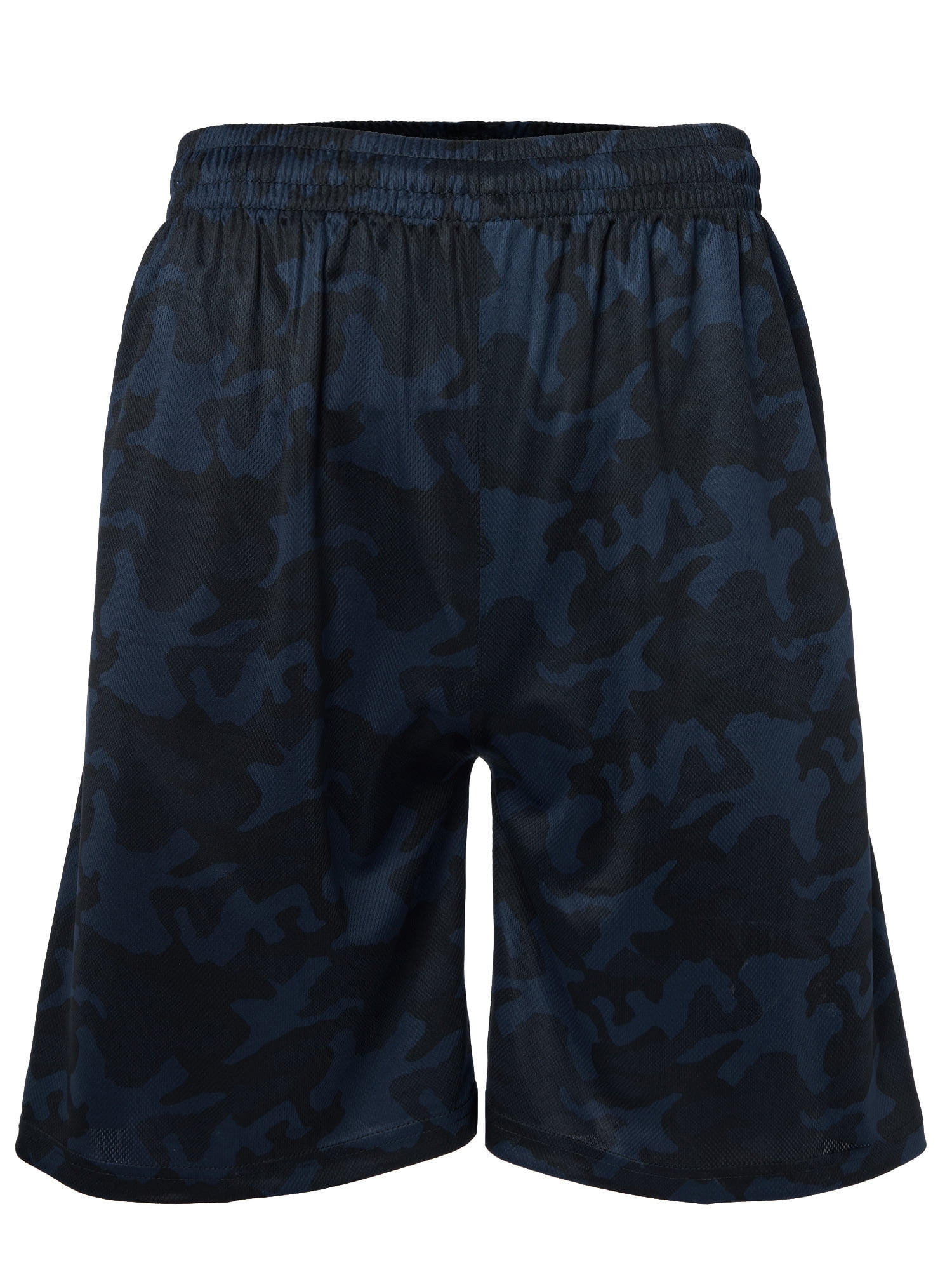 Youloveit Men's Workout Running Shorts Breathable Basketball knee Length Shorts Colorblock