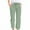 Green, variant on HomeGardon Linen Pants Women,Pants for Women,Women's Solid Color Casual Hip Elasticity Pocket Home Pants,S-XXL