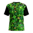 thumbnail image 4 of Ounisa Funny World Women's Holiday Tuxedo T-Shirts Graphic Short Sleeve Novelty Party Costume Top, 4 of 7