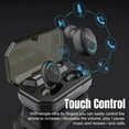 thumbnail image 3 of Inadays TWS True Wireless Earbuds Bluetooth 5.0 Deep Bass Stereo Headphones IPX7 Waterproof Headset, Black, 3 of 8