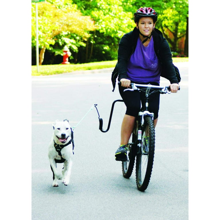 Dog running bike outlet attachment