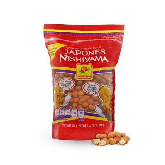 Pack of 9 De La Rosa Japanese Cocktail Peanuts 1.98 lb