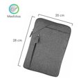 thumbnail image 3 of Funda Lenfech para Tablet con Cierre Frontal para Accesorios gris Lenfech FNDT-GRS, 3 of 4