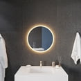 thumbnail image 4 of ANZZI 24-in. Diam. LED Front/Back Lighting Bathroom Mirror with Defogger, 4 of 9