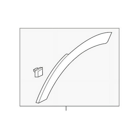 Genuine OE Kia Wheel Flare - 87742-D9000