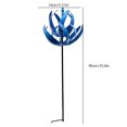 thumbnail image 3 of Molino De Viento De Hierro Molino de viento de jardín 360 grados giratorio Wind Catcher Mills Art Crafts Garden Decor, 3 of 8