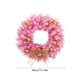 thumbnail image 4 of Corona navideña con flores rosas para puerta, corona navideña de plástico, diseño tejido a mano, decoración festiva para el hogar.,Vsgery, 4 of 7