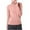 A01-Pink, variant on Jinhomg Knitted Sweater Tops for Women Long Sleeve High Neck Stretchy Lightweight Blouse Plain Casual Slim Base Undershirt Black,M