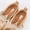 yellowish-brown-L, variant on 1 pairs Silicon Gel U-Shaped Spur Cup Heel-Plantar Fasciitis Cushion Remission Correction U-Shaped Heel Pad