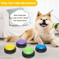 Dog Training Button, Recordable Communication, 30 Sec Playback, 4 Packs
