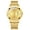 Gold, variant on Watches for Men Calendar Quartz Watches Analog Stainless Steel Waterproof Luminous Two Tone Business Casual Watch
